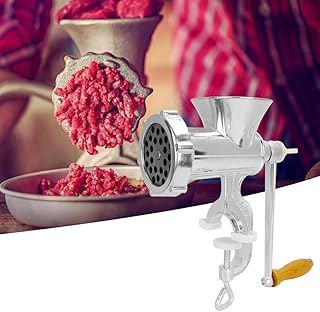 Hachoir à Viande, Hachoir à Viande Manuel en Alliage d'Aluminium Multifonctionnel avec Hachoir à Viande pour Légumes et Viande