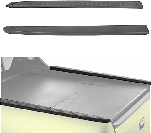 JMTAAT Compatible con Honda Ridgeline 2006-2014 - Juego de moldura de embellecimiento mejorado para riel de cama (par)  Reemplazo para