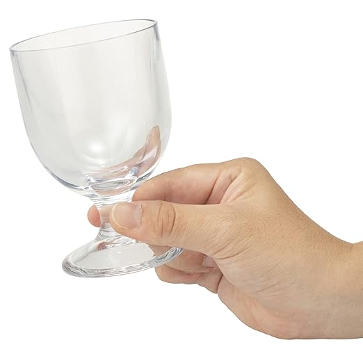 Amazon プラキラ Plakira 割れない ローステムグラス ワイングラス グラス 赤ワイングラス 白ワイングラス 透明 クリア 2ml 食洗機対応 耐熱100度 キャンプ アウトドア グランピング 子供にも トライタン素材 日本製 ワイングラス オンライン通販