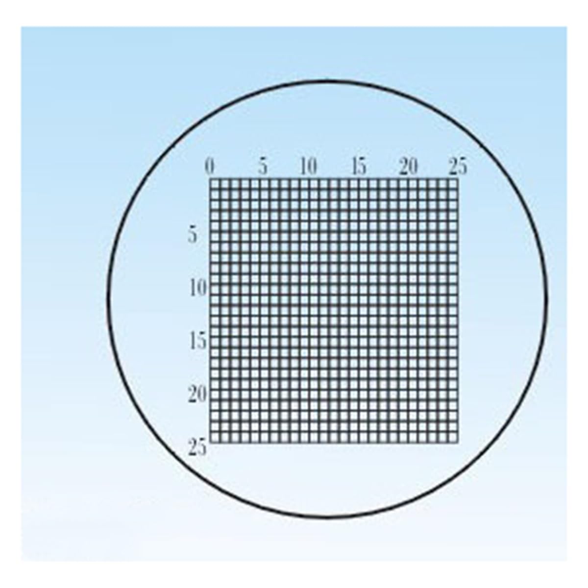 Microscope Diameter 19mm Microscope Slides Reticle Calibrating Slide Stage Micrometer(C6)