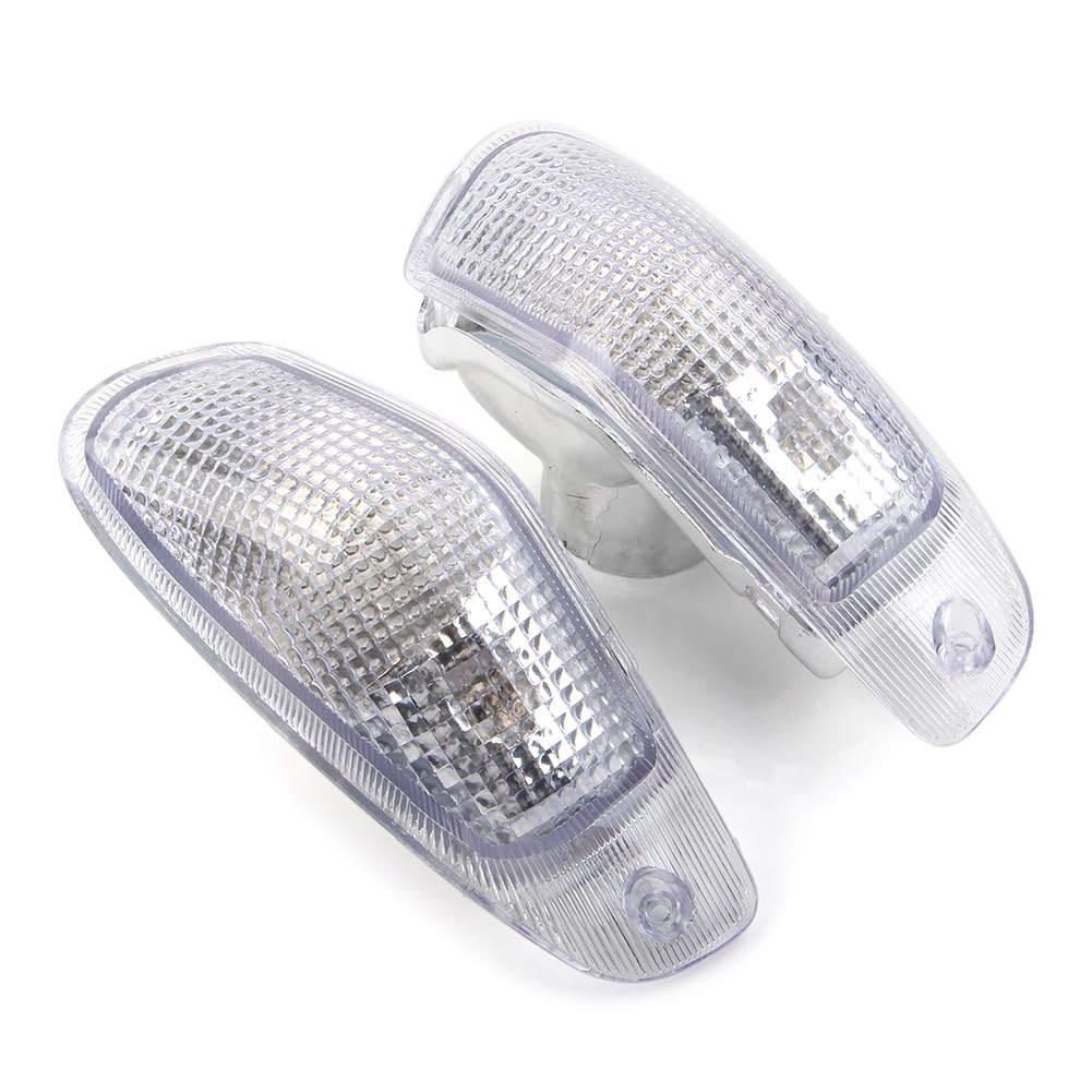 Bacar Turn Signal Front Light Blinker Lens Cover Indicator Plastic Clear for Kawasaki ZX600E ZZR600 ZZR400 1994-2004 Motorbike