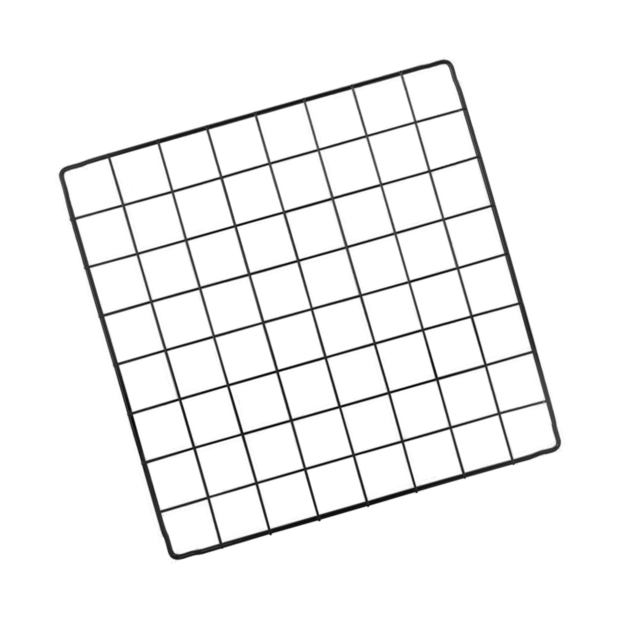 QUXVUIS Stylish Metal Wire Guinea Pig Playpen Panel Cage Fence Portable and Durable, Black General Grid