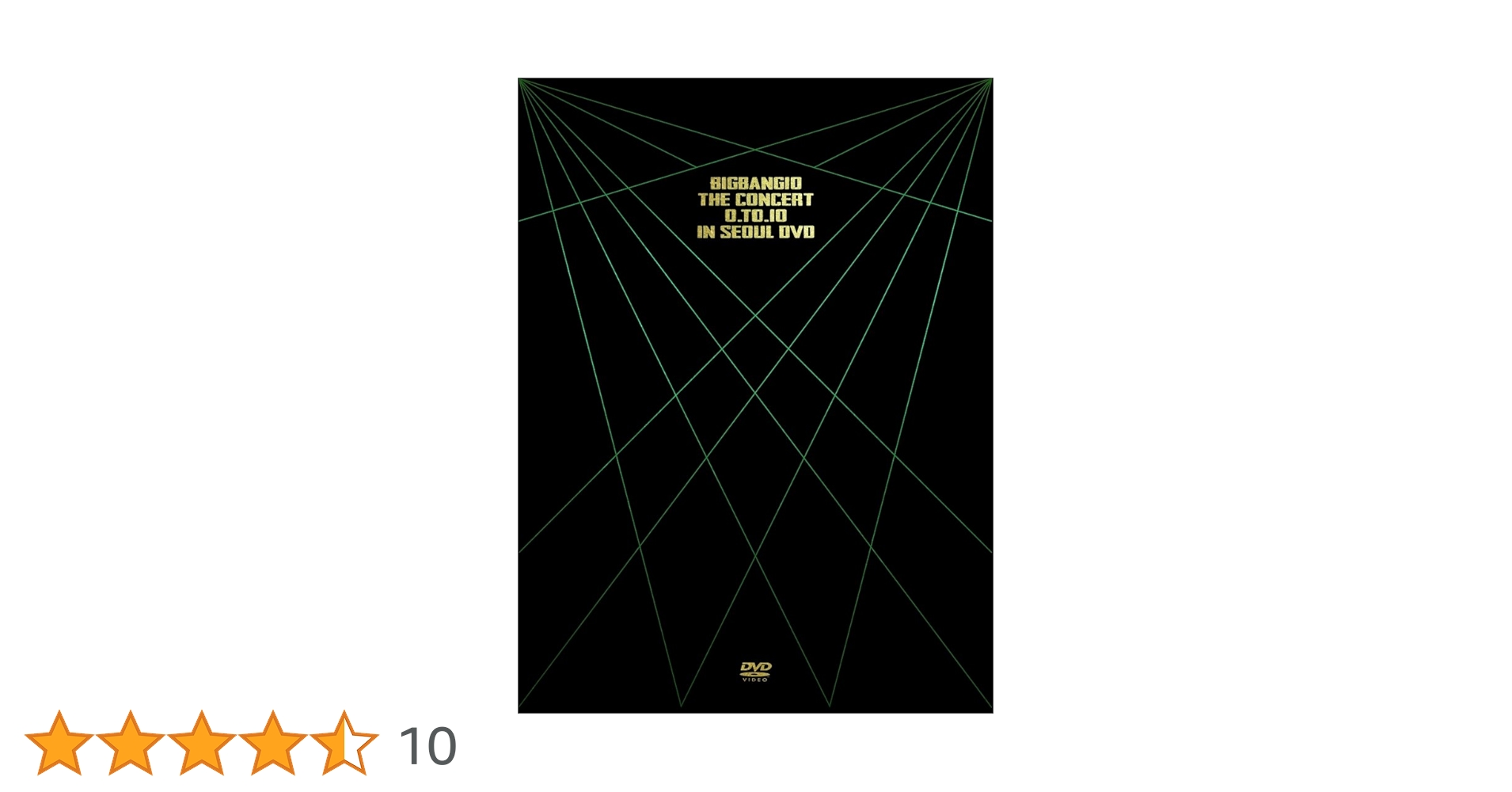 ミュージック BIGBANG THE CONCERT 0.TO.10 IN SEOUL DVD BIGBANG10 THE CONCERT 0.TO.10 IN SEOUL DVD 2 DISC+Badge+Note