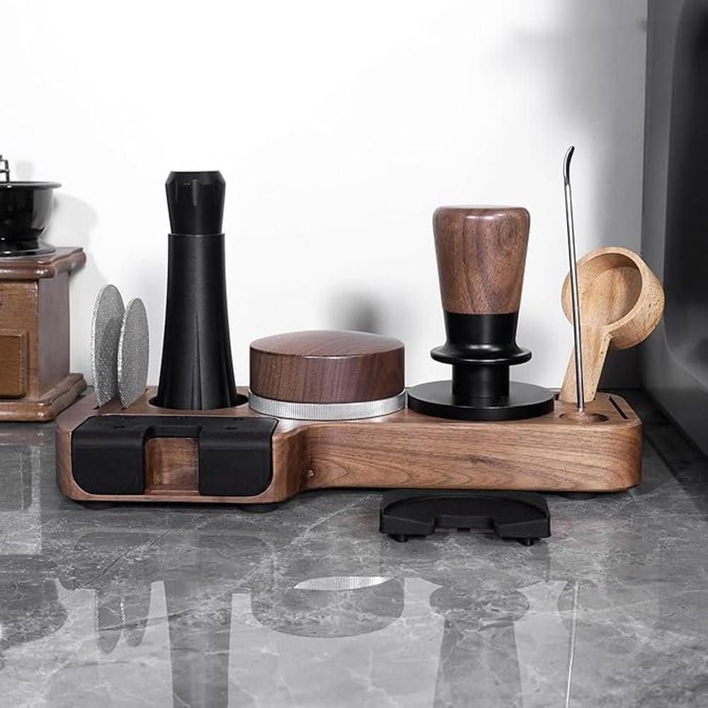 Tapete para prensar café de Para,58 mm, base cuadrada pequeña