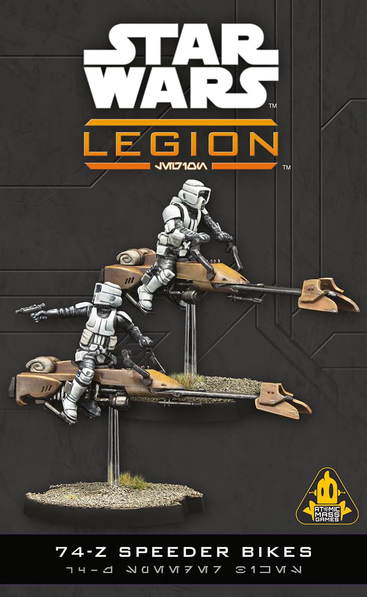 Asmodee | Star Wars: Legion - 74-Z Speeder Bike Unit Expansion | Miniatures Game | Ages 14+ | 2 Players | 90 Minutes Playing Time