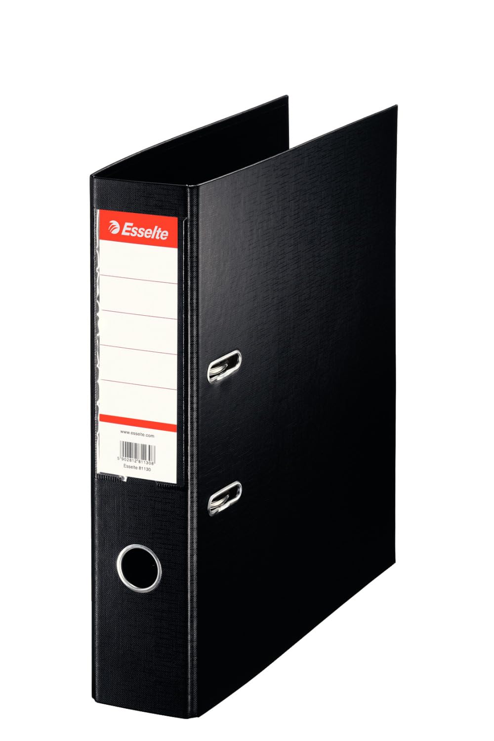 Esselte Standard, Confezione da 10 raccoglitori a leva, nero, dorso 75 mm, A4, PP, 320250