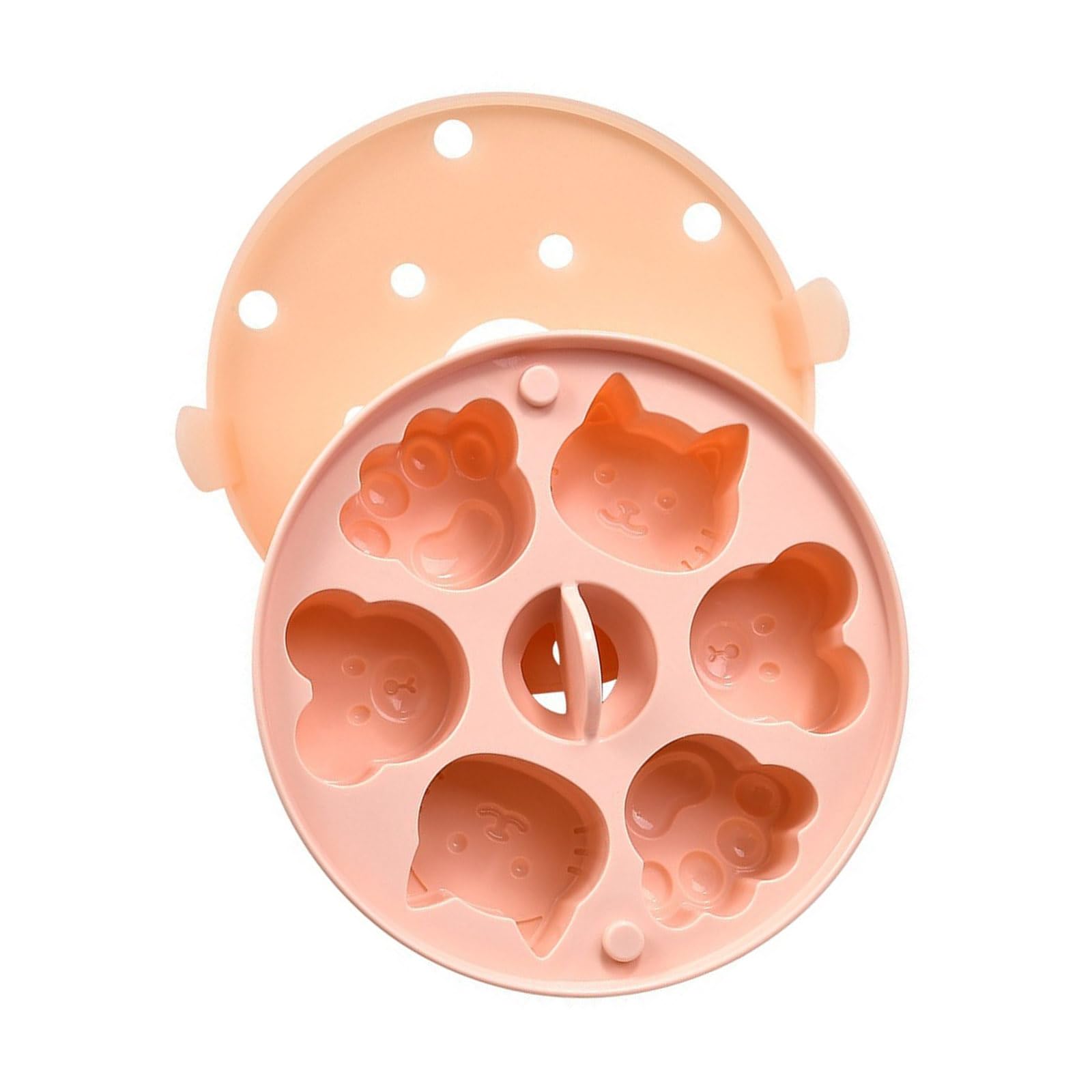 LXJLXD Nonstick Silicone Baking Molds with Various Designs Steamed Cake for Microwave Oven and Freezer Dishwasher Safe Baking Cast