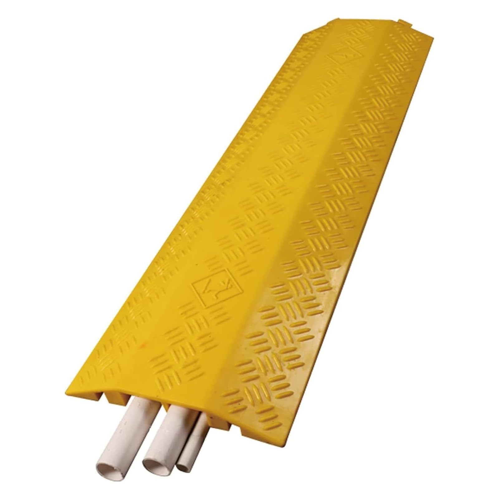Protector de suelo para cubierta de cable, rampa de plástico para ocultar cables, protector de cable duradero y flexible para un espacio seguro y organizado