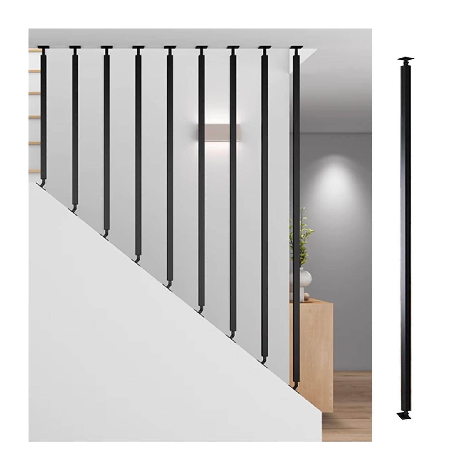 Garde-corps en métal au design élégant et finition personnalisable
