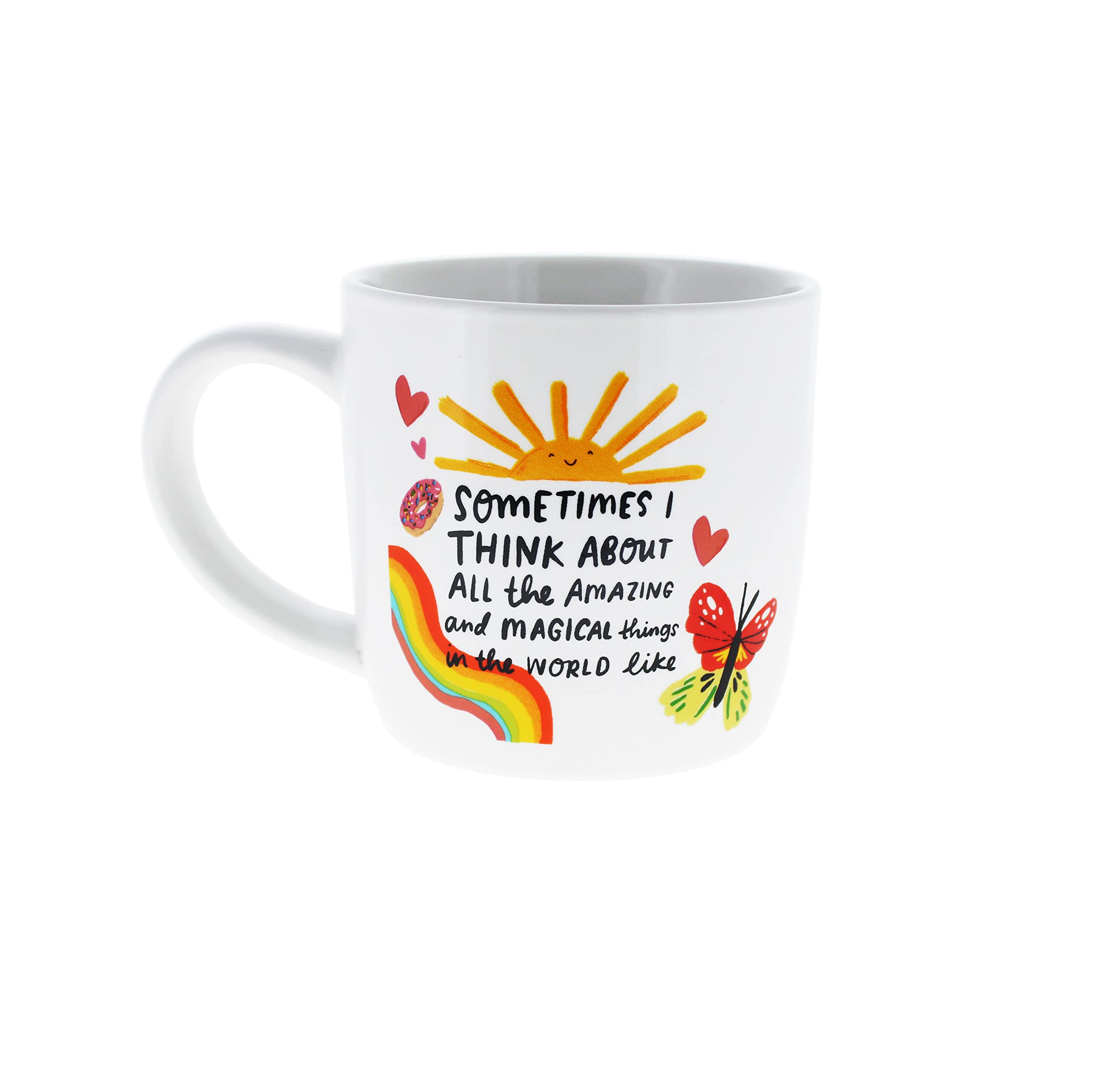 Happy News Ceramic Mug | Emily Coxhead | 300ml Mug | Sometimes Design | 6 Designs to Collect | Fun Tea & Coffee Mugs