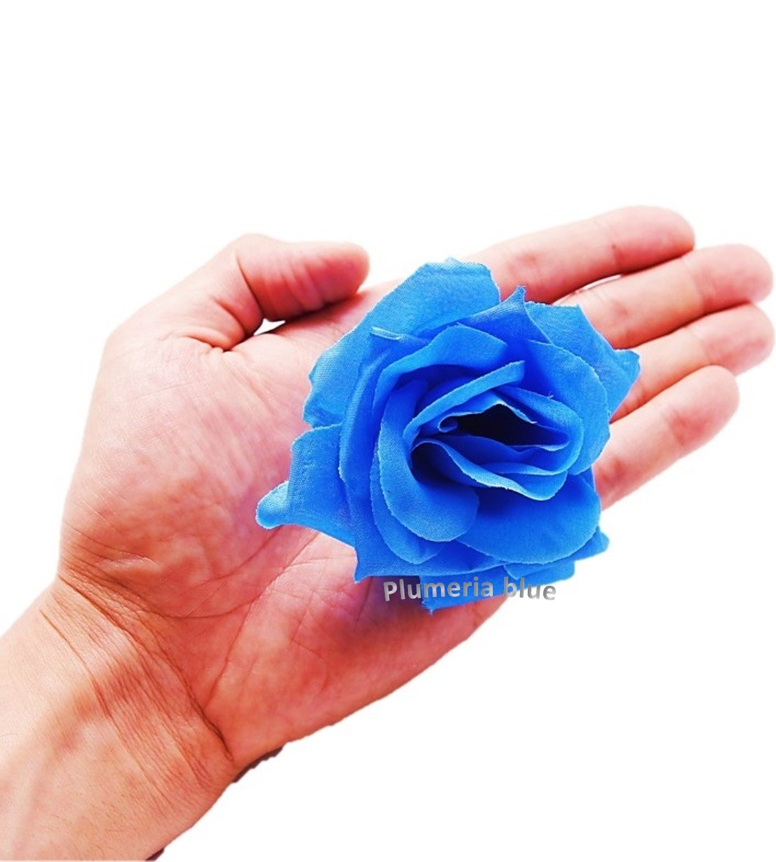 Amazon.co.jp: 【19blue】 バラ 造花 50個 8cm ブーケ ローズ 薔薇