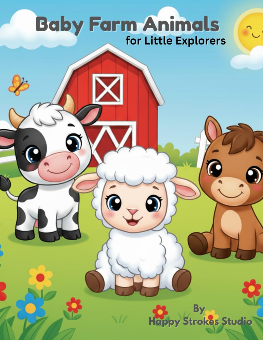 Baby Farm Animals for Little Explorers (Little Explorers Coloring Series)