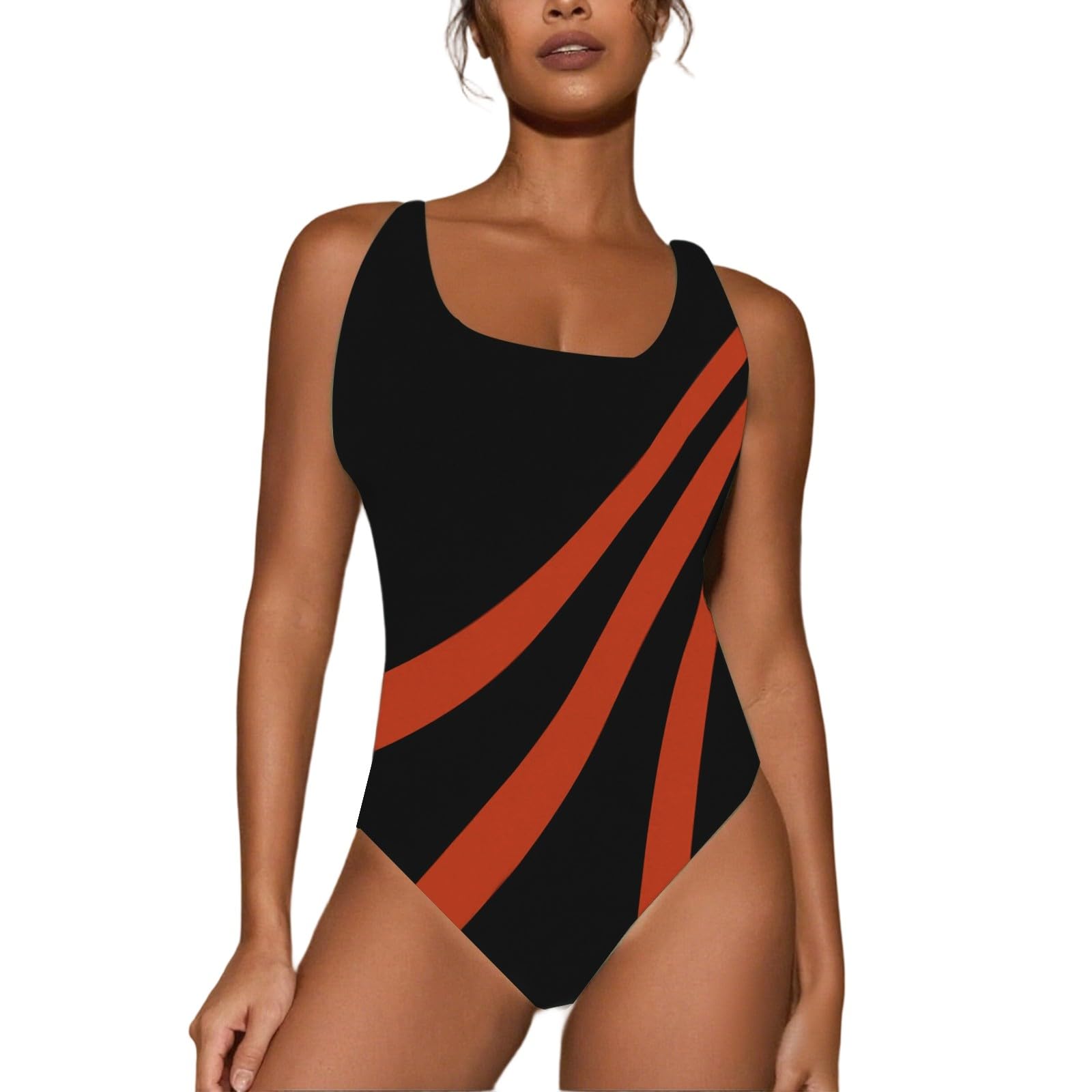 Genérico Swimsuits Women Reducers Swimsuit Plus Size Fatos Casual Clothes Elegant Beach Plus Size Suit Bathing Suits Pool Surf Swimsuit Sporty