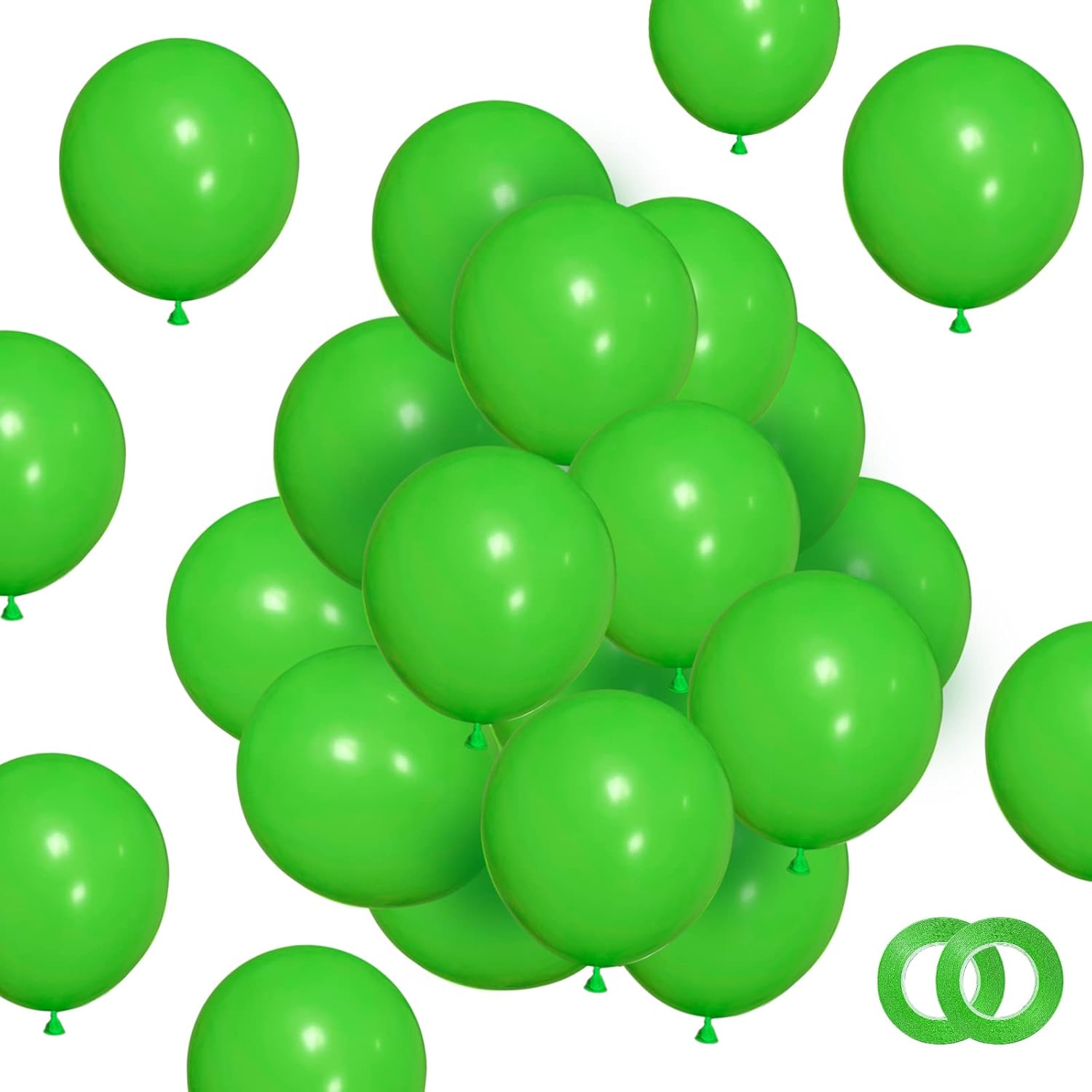 Light Green Balloons 12 Inch Pack of 100, Light Green Latex