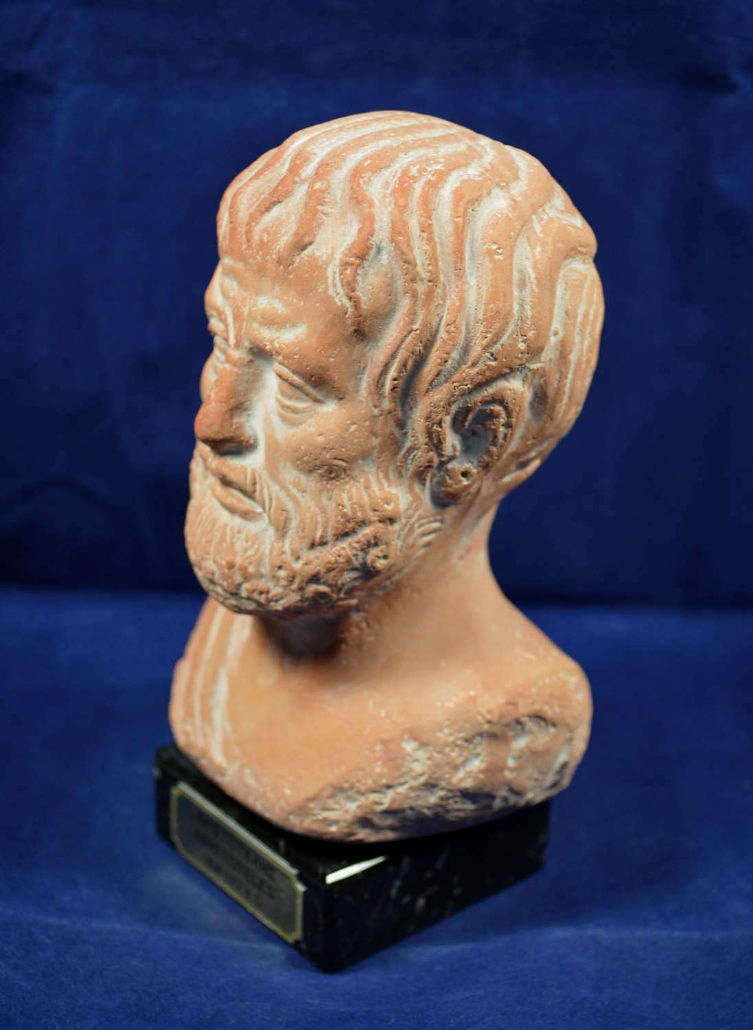 Aristotele scultura busto antico filosofo greco artefatto