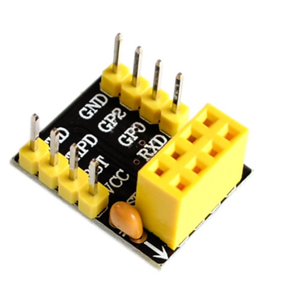 DollaTek 5Pcs ESP8266 ESP-01 ESP-01S Breakce Breadboard Adapter Transceiver Module WiFi (ESP8266)
