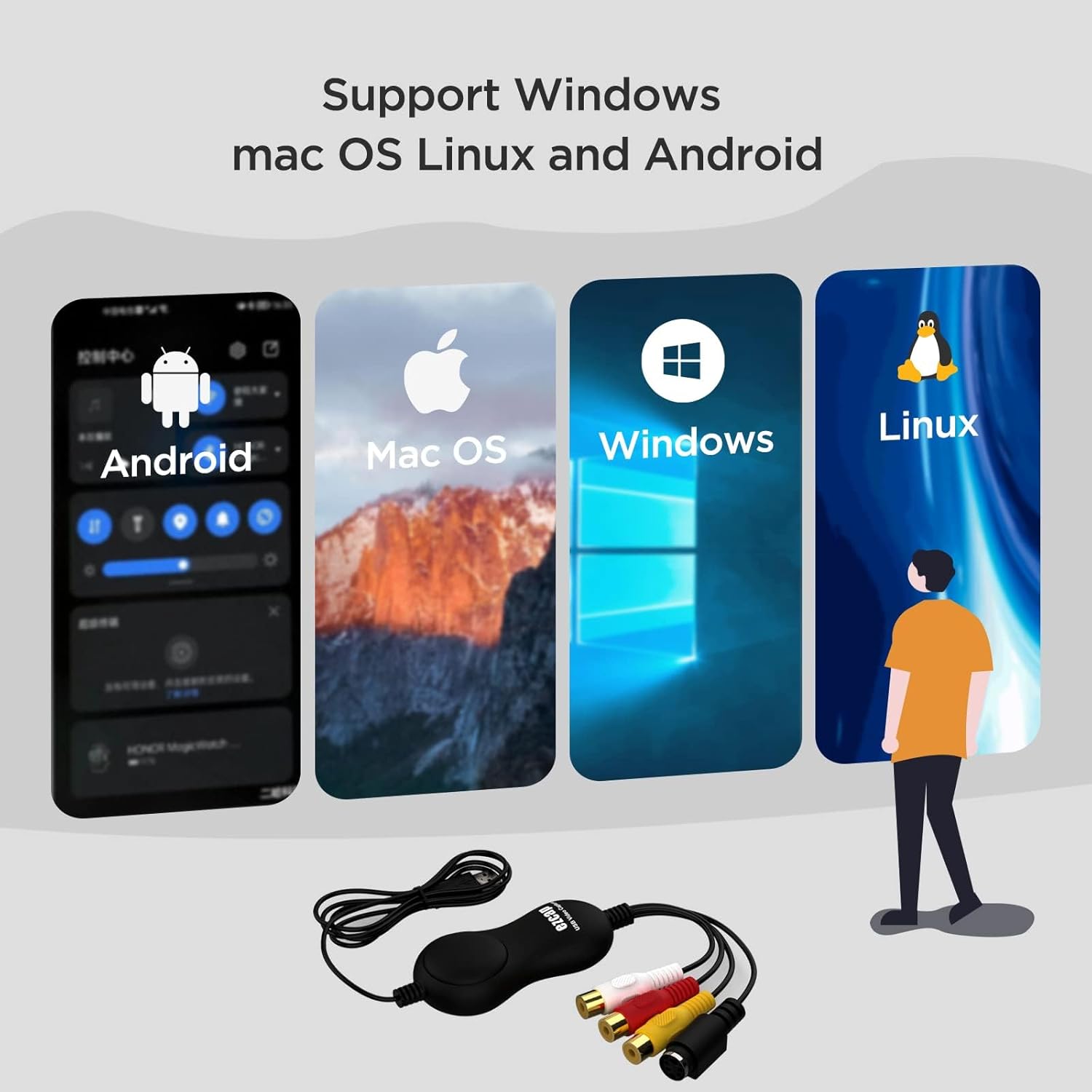 Operating system compatibility for Ezcap USB 2.0 Video Capture Card