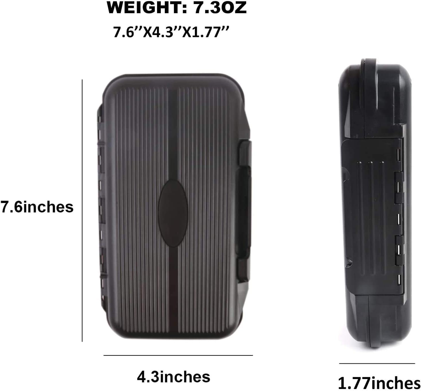 Maxcatch Streamer Waterproof Fly Fishing Box Double Sided Waterproof Jig Box For Flies Swing Leaf Center (Slit Foam with Swing Leaf Insert) - Image 4