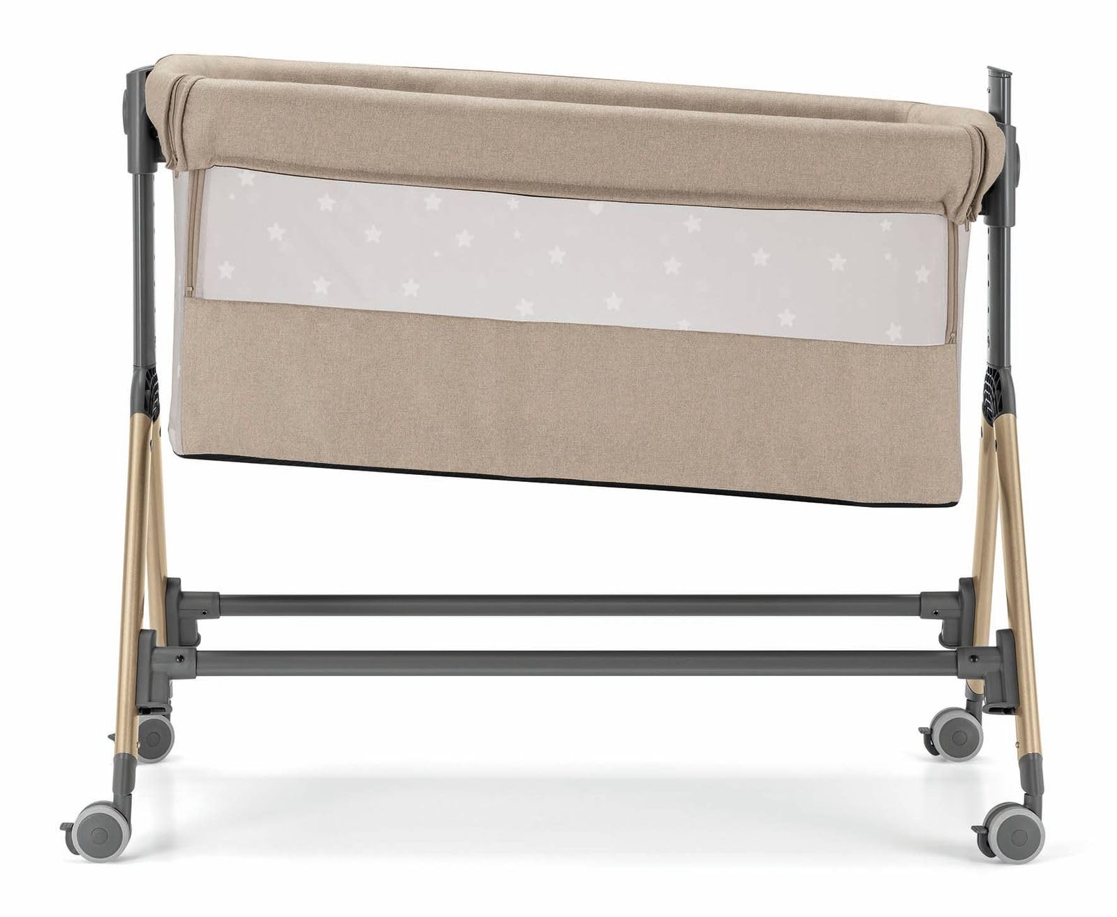CAM Il Mondo del Bambino - art.L113/T247 - Lettino Daily Plus - perfetto da 0 a 36 mesi - TEDDY GRIGIO