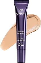 Westmore Beauty 60 Second Effects Tinted Firming Gel - Under Eye Cream For Puffiness And Bags Under Eyes - 10 mL Light to Medium - 0.33 Fl Oz