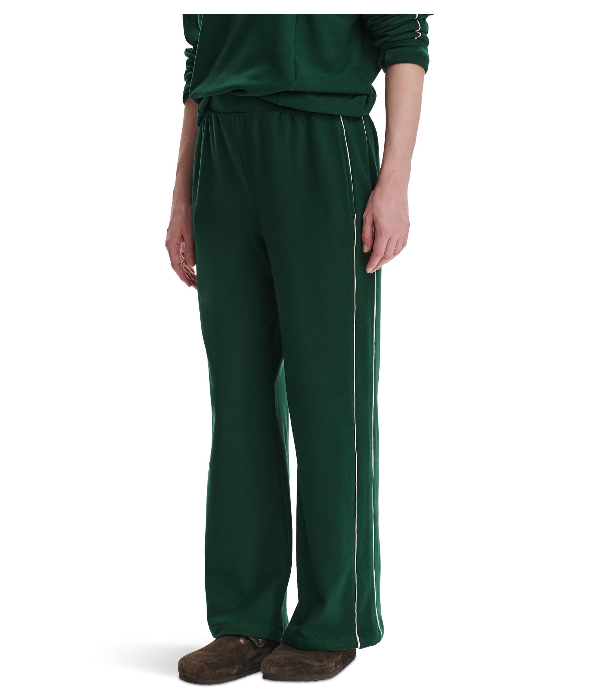 Varley Womens Brushed Rib Wide Leg Pants