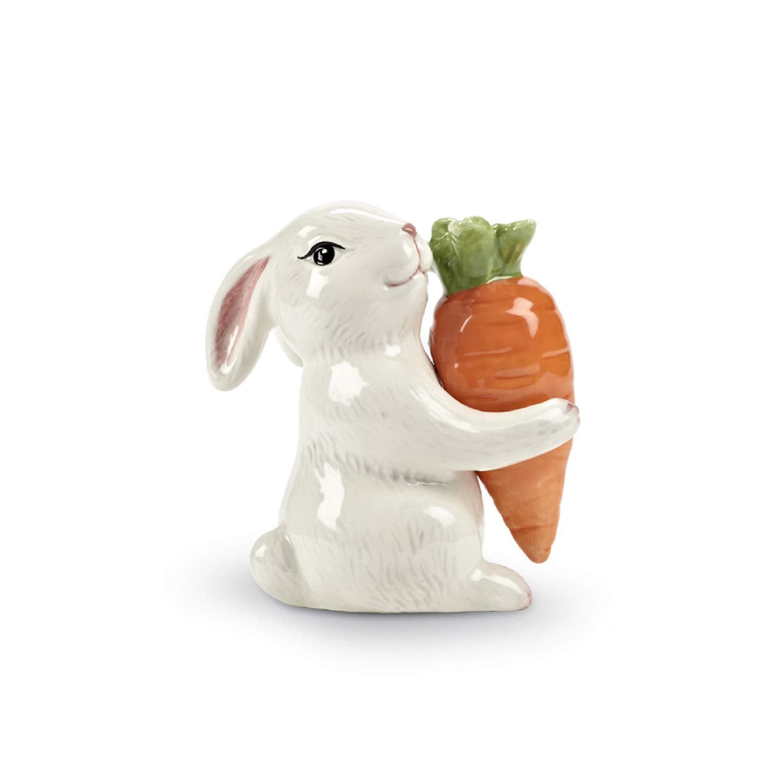 Abbott Collection Bunny and Carrot Salt and Pepper 2 Piece Set
