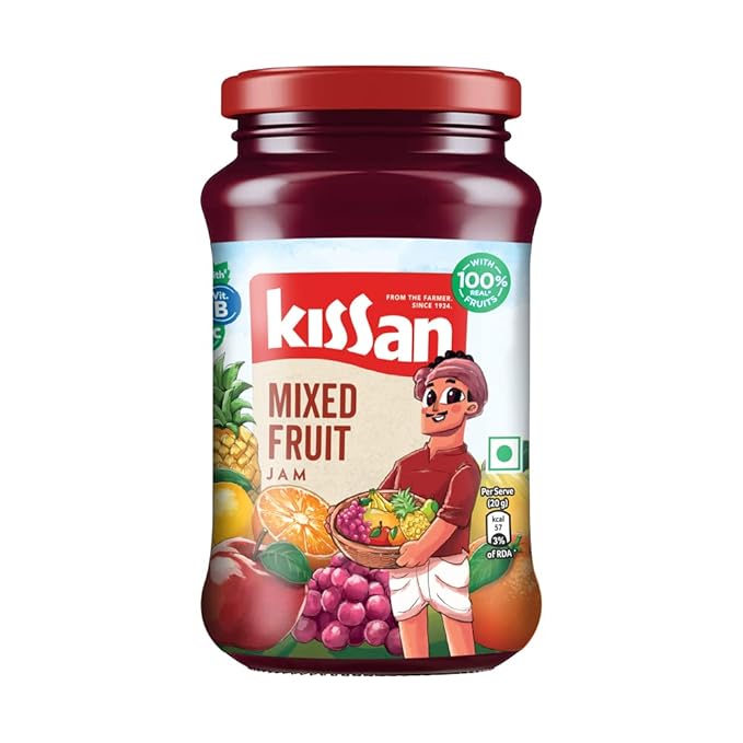 Kissan Mixed Fruit Jam, With Fruit Ingredients, 500 g Amazon.in