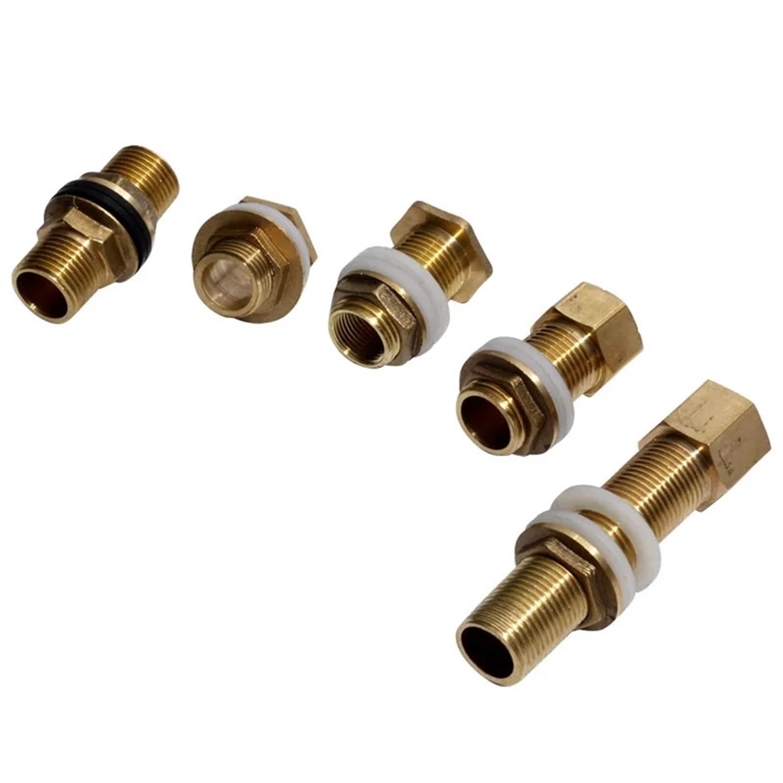 20mm Water Tank Pipe Fitting 1/2inch Fish Tank Pipe Fitting Water Connector Female Male Thread Pipe Joint 1Pcs(8)