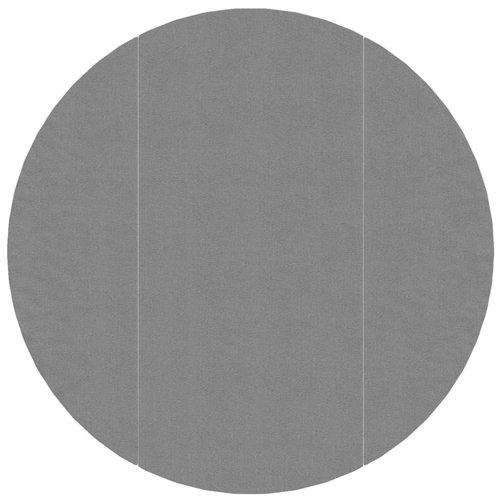 Pool Unterlage Bodenschutzmatte, Hellgrau Polyester Geotextil Rund 366 cm, Schutz für Schwimmbecken Folie 94217