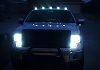 Vista 8 de iJDMTOY - Juego de 5 luces LED blancas o ámbar, para techo, compatible con camiones