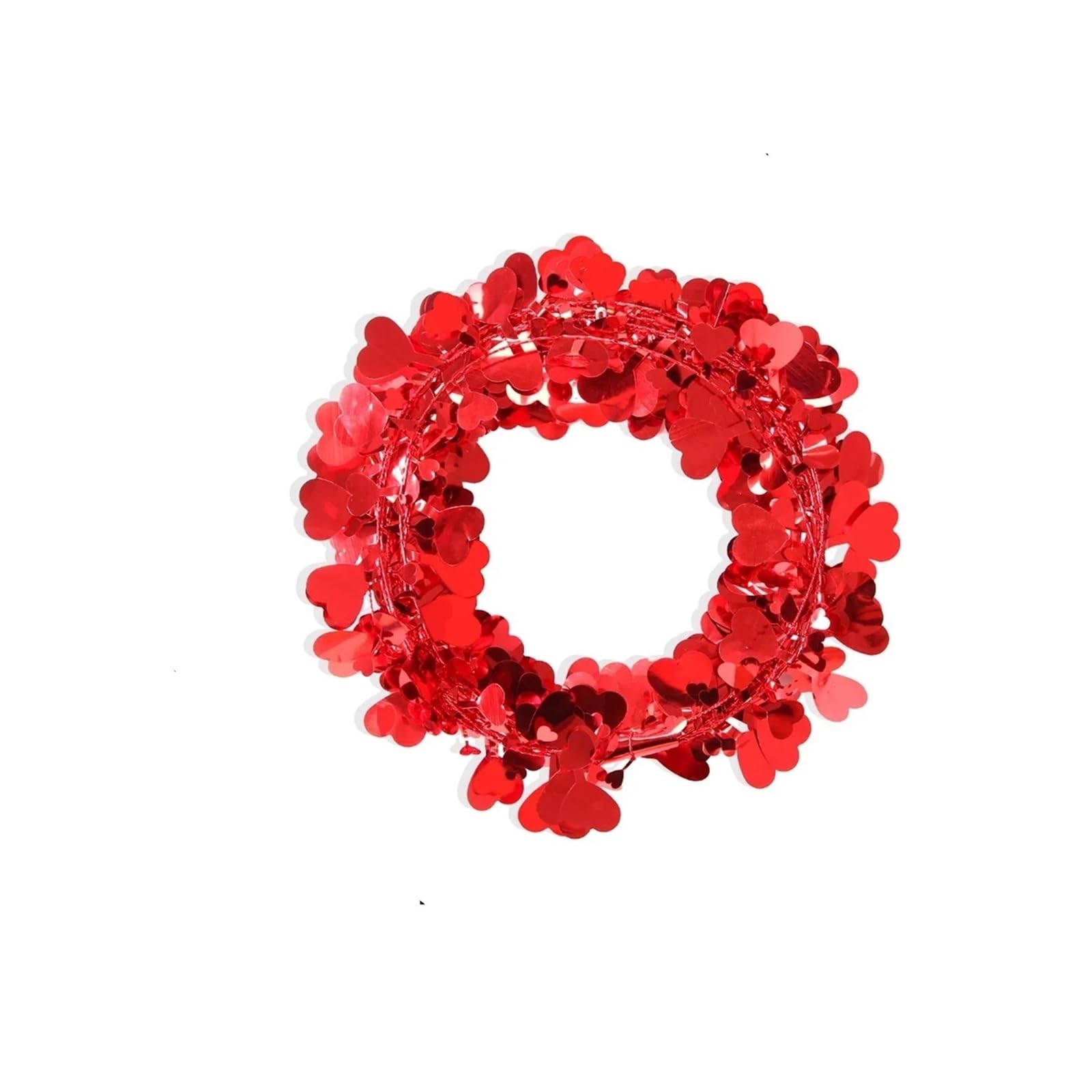 Décoration chambre cœur de pêche rose rouge pour accessoire couronne DIY