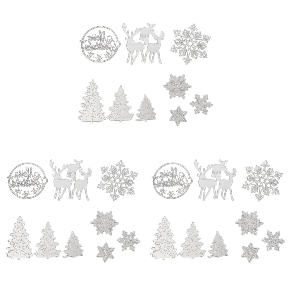 EXCEART 27 Piezas Navidad Morir Plantillas Navideñas En Relieve Troquelado Para Hacer Tarjetas Navideñas Troqueles Navideños Niño Acero Carbono Carta Cuchillo De Acero Al Carbono