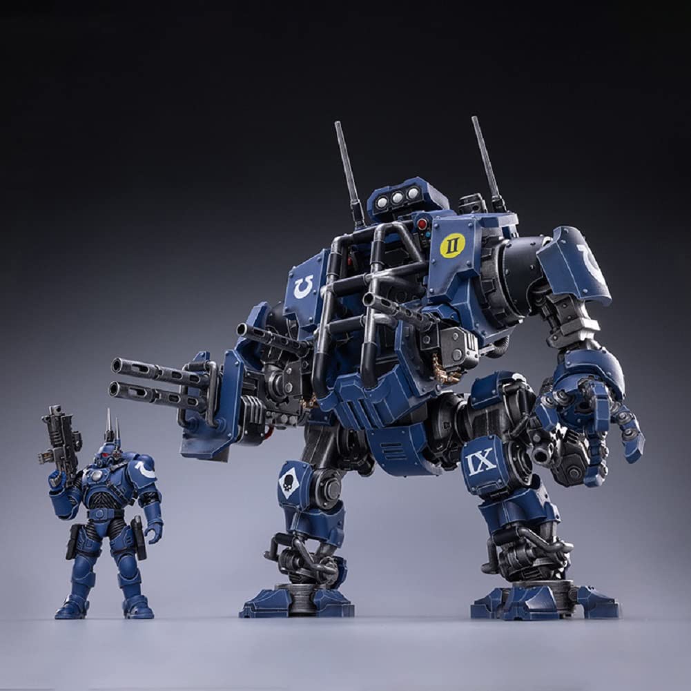Pipigirl JoyToy 40K Genuine License 1/18 Soldier Action Figures, 4inch Army Military Extreme Warrior Models Kits(Pmaris Space Marines Black Templars) — view 21