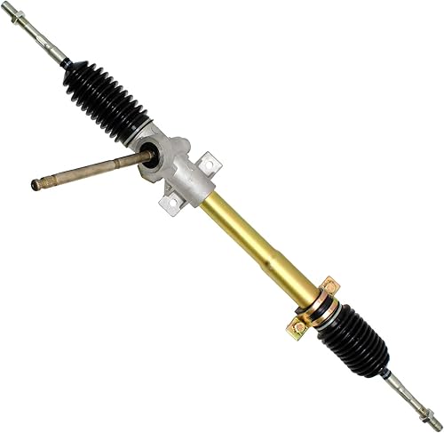 Caltric Conjunto de caja de dirección de piñón y cremallera compatible con John Deere Gator 2X4 4X6 / E-Gator