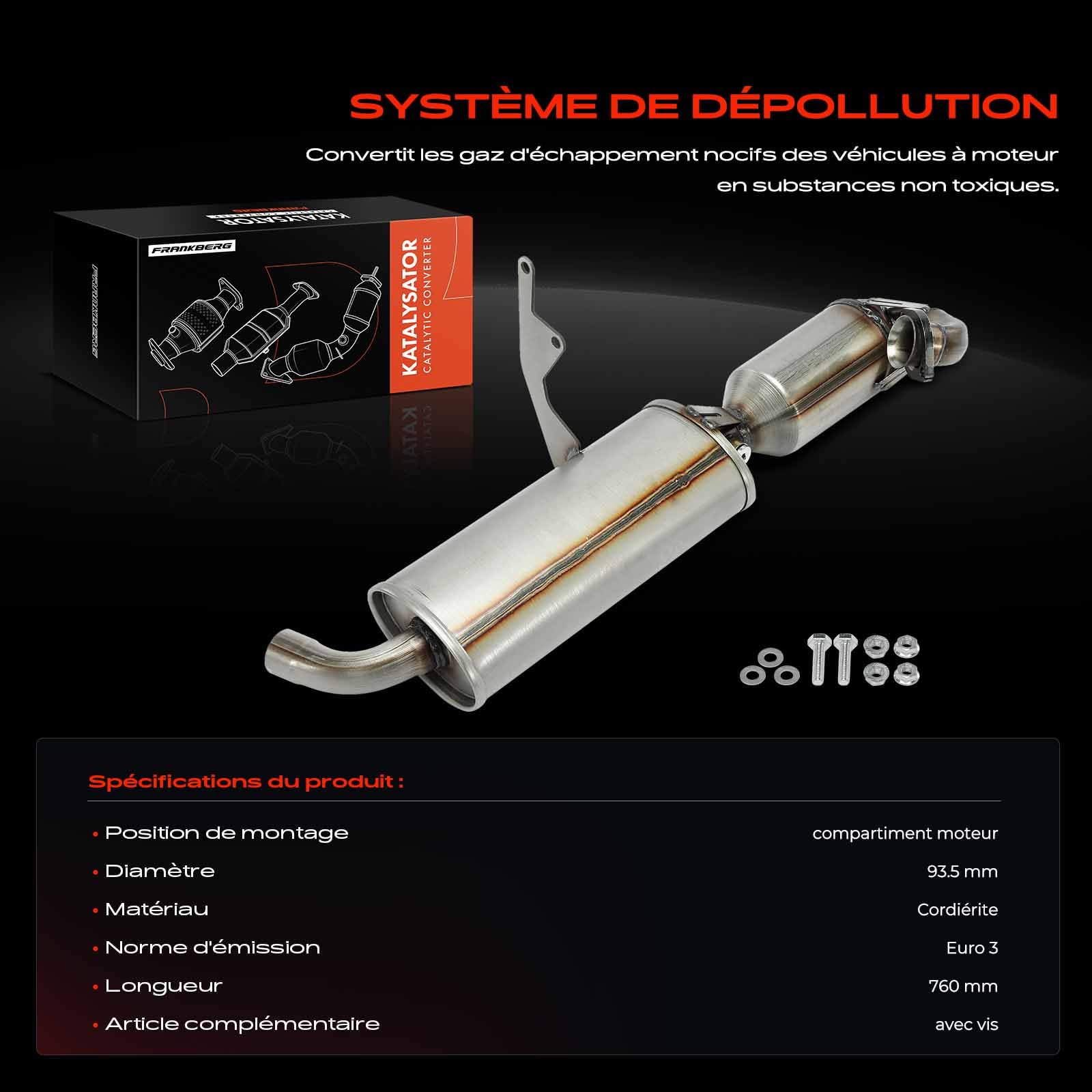 Frankberg Convertisseur catalytique essence 0011953V001
