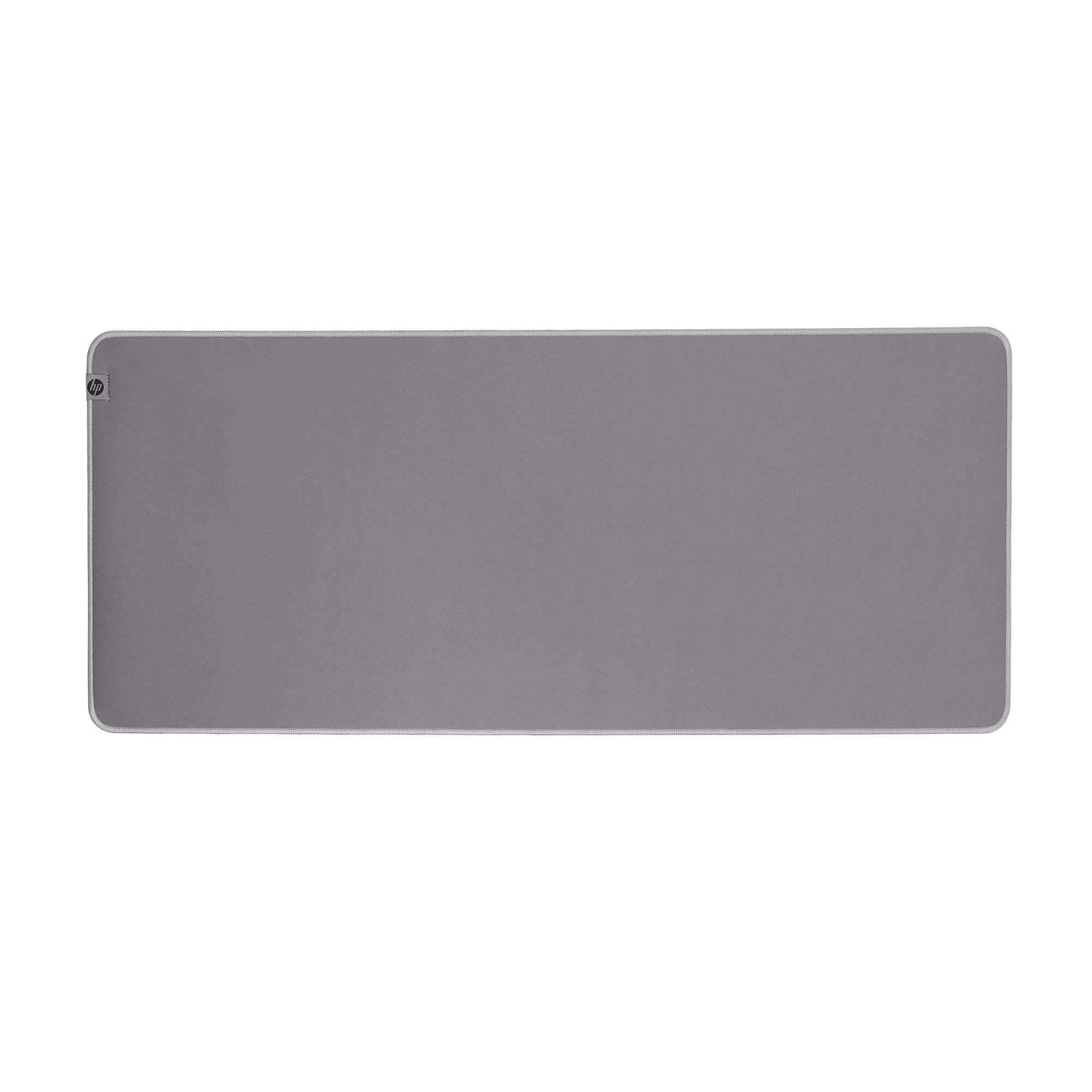 HP 100 Tappetino per Mouse, Igienizzabile e Resistente ai Liquidi, Antiscivolo, Realizzato con Poliestere e Gomma Naturale, Scorrimento silenzioso del Mouse, Cuciture Antiusura, Grigio