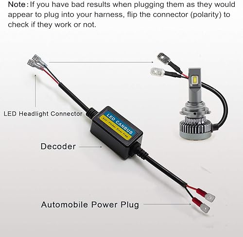 Miniatura 7 de Condensador de decodificador antiparpadeo LED (paquete de 2)