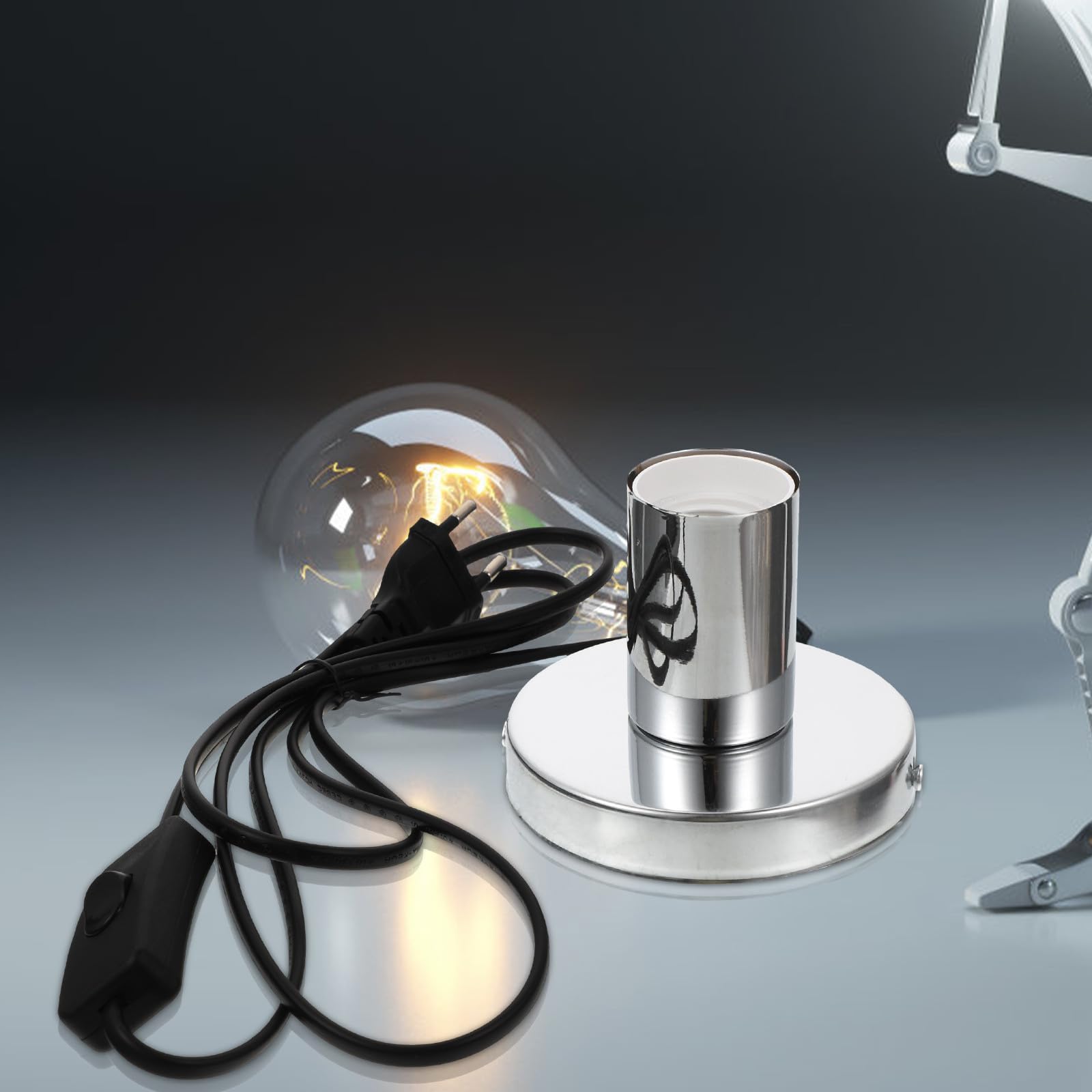 3 Piezas Adaptador de Portalámparas E27 Ac220v
