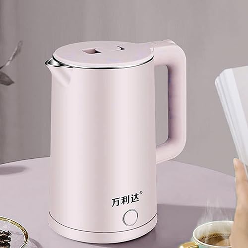 Miniatura 3 de Hervidor eléctrico, caldera de agua eléctrica 4 protección de seguridad 2.3L para dormitorio (rosa)