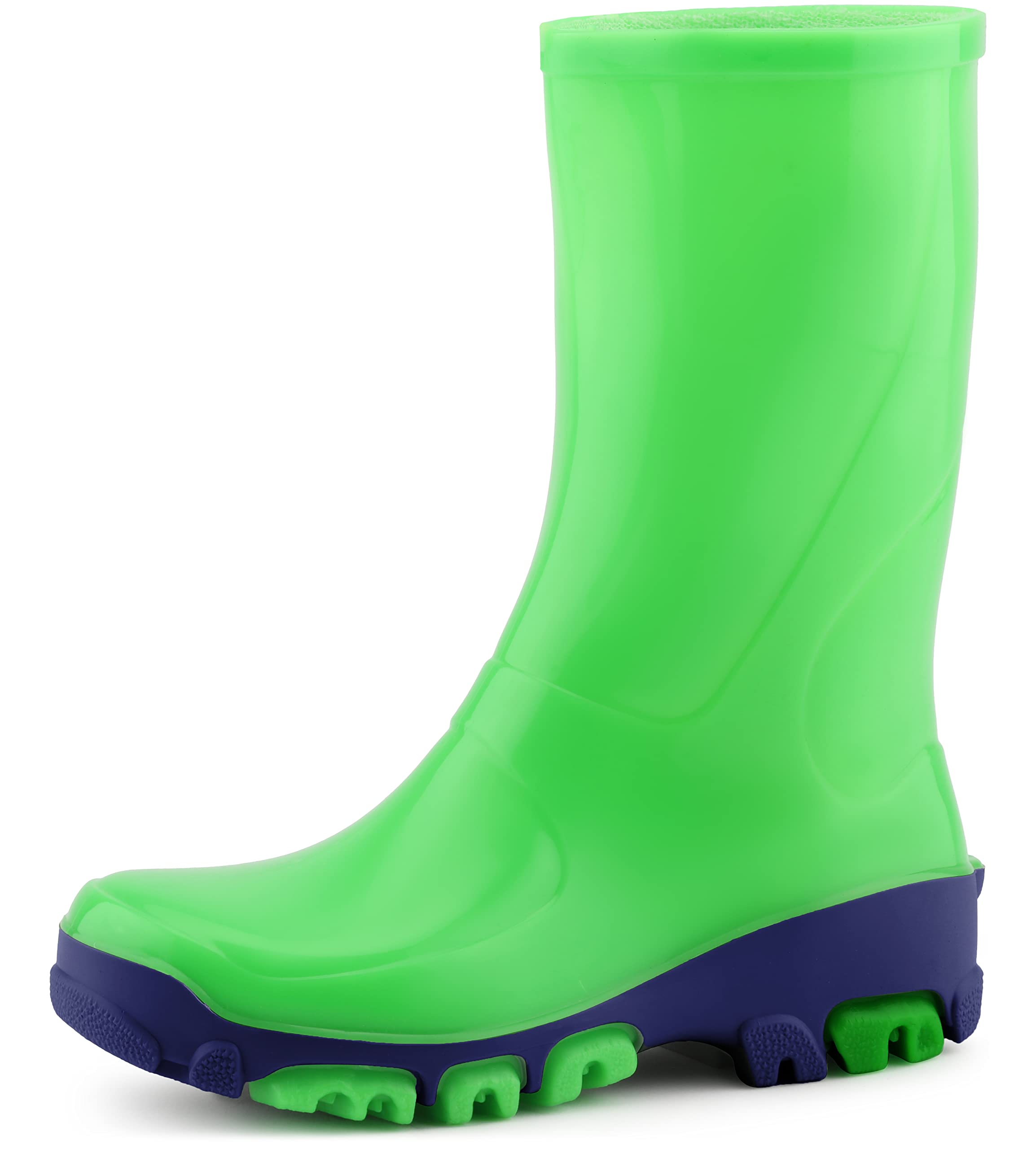 Ladeheid Gummistiefel Kinder Bequeme und wasserdichte Regenschuhe für Jungen und Mädchen LARB015