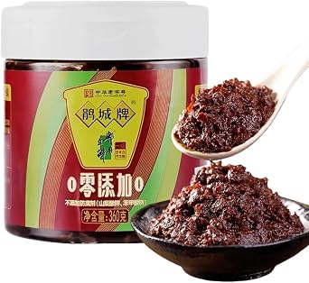 Chinese Doubanjiang Fermented Bean Paste - 360g 1 Jar - Sichuan Style Spicy Broad Bean Sauce for Stir-Fry, Braised Dishes & Hot Pot