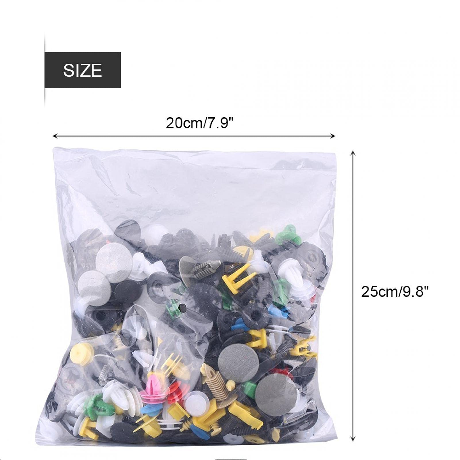 Viviance 555 Pezzi Kit Clip Di Fissaggio In Plastica Per Auto – Con Strumenti Di Rimozione, Fascette E Guarnizioni, Universale Per Paraurti E Pannelli