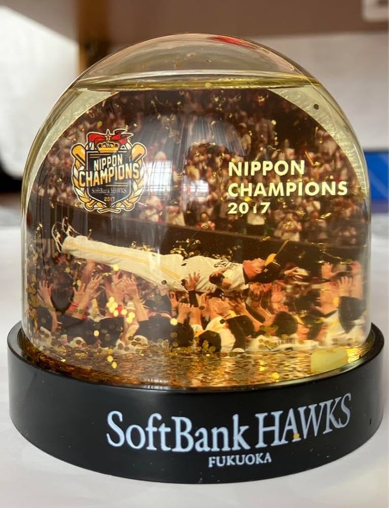 Amazon.co.jp: ソフトバンクホークス、スノードーム、ホークス、野球