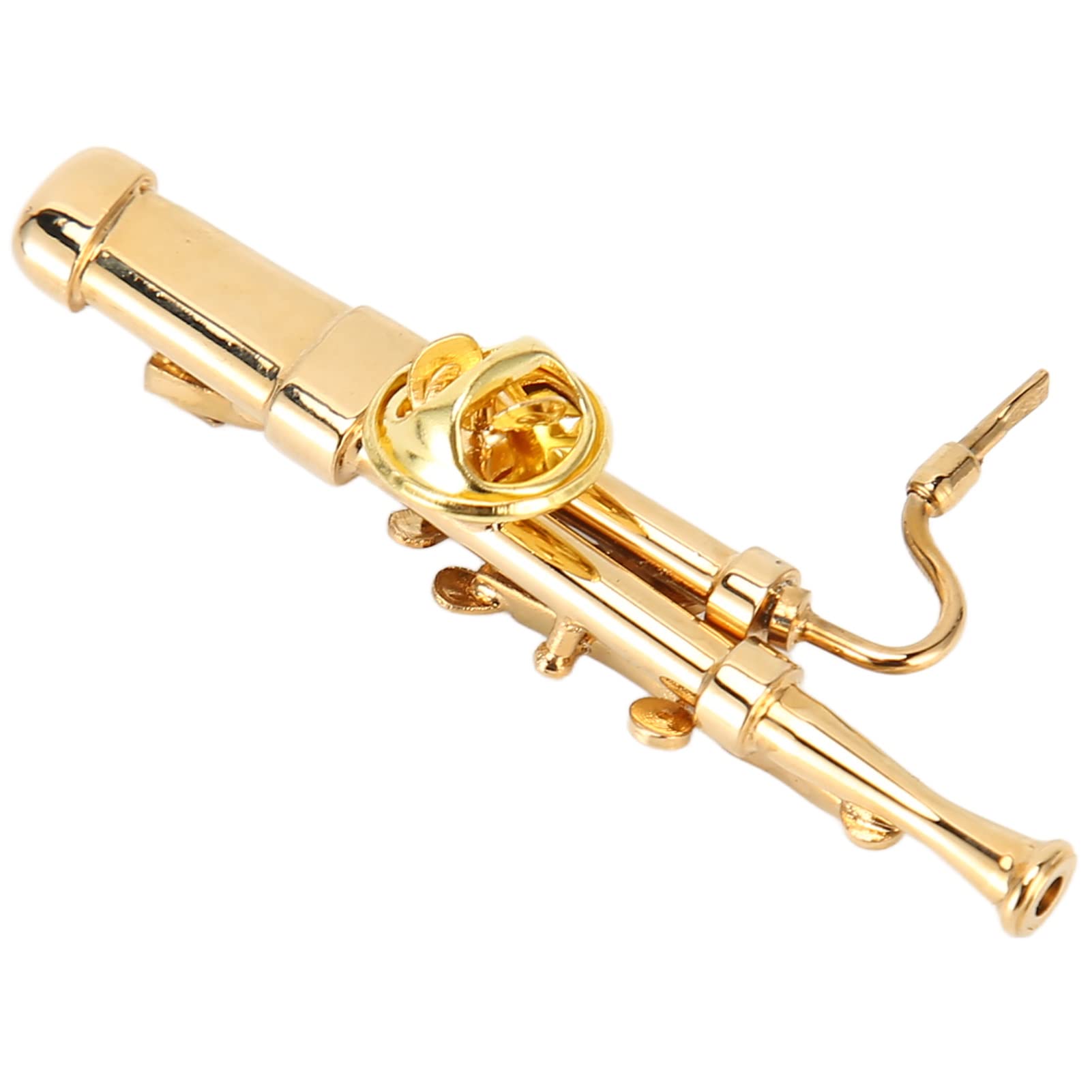 Fagot Broche Decoración Miniatura Fagot Broche Mini Fagot Modelo Musical Pin Broche para Mujeres Niñas Fiesta Favores con Caja