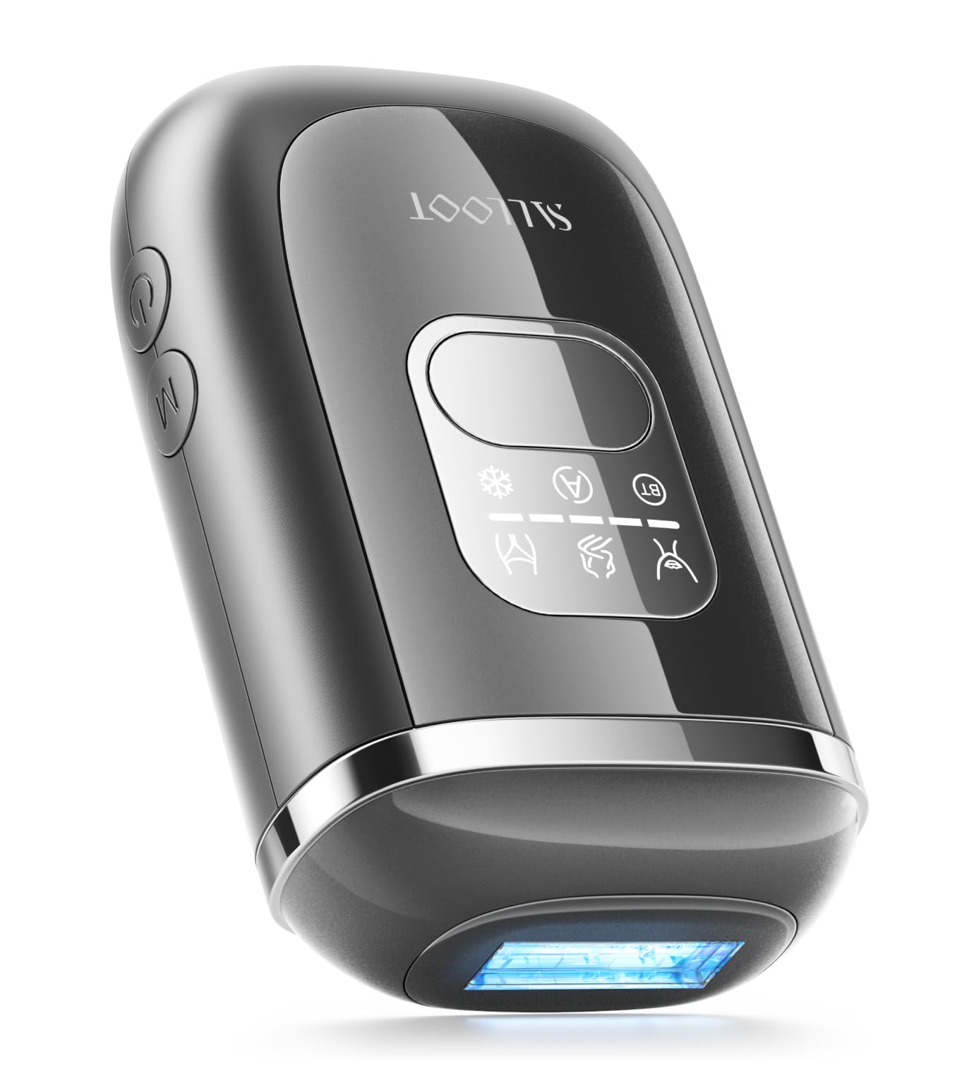 22J Epilatore Luce Pulsata con Doppio Impulso IGBT, 78W Epilatore laser Definitiva e Professional per peli ostinati,Epilatore laser con 4 °C Ghiaccio in Zaffiro per Donna Ascelle Bikini Corpo,Viaggio