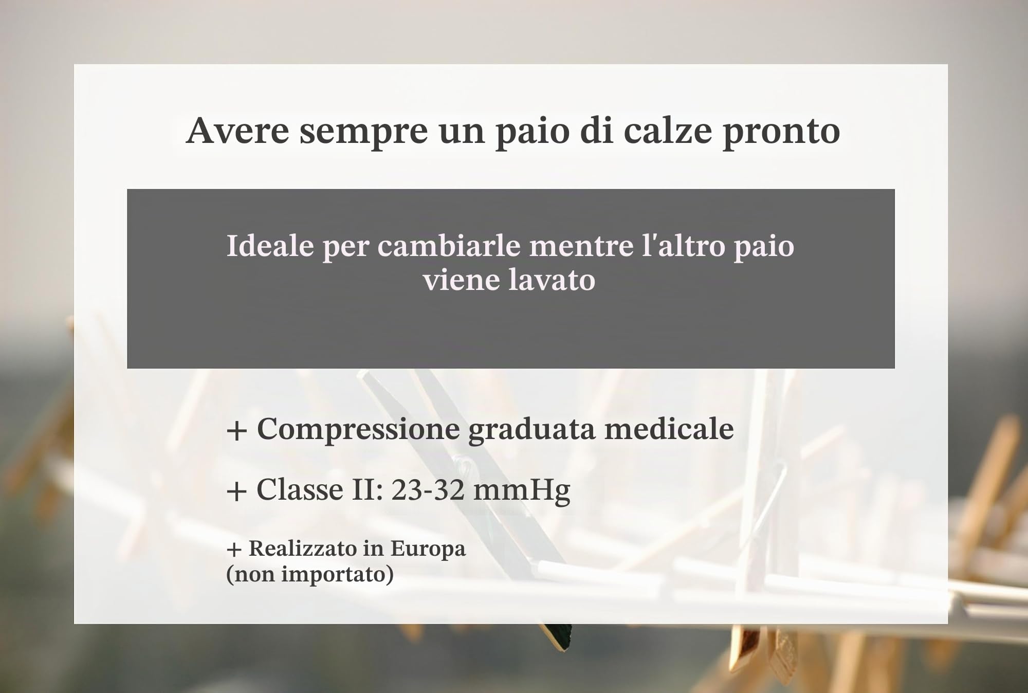 Gambaletti Compressivi Classe 2, 23–32 mmHg, 170-182 cm/L, Nero | CCL II, punta chiusa, per donna e uomo, calze medicali contenitive per varici