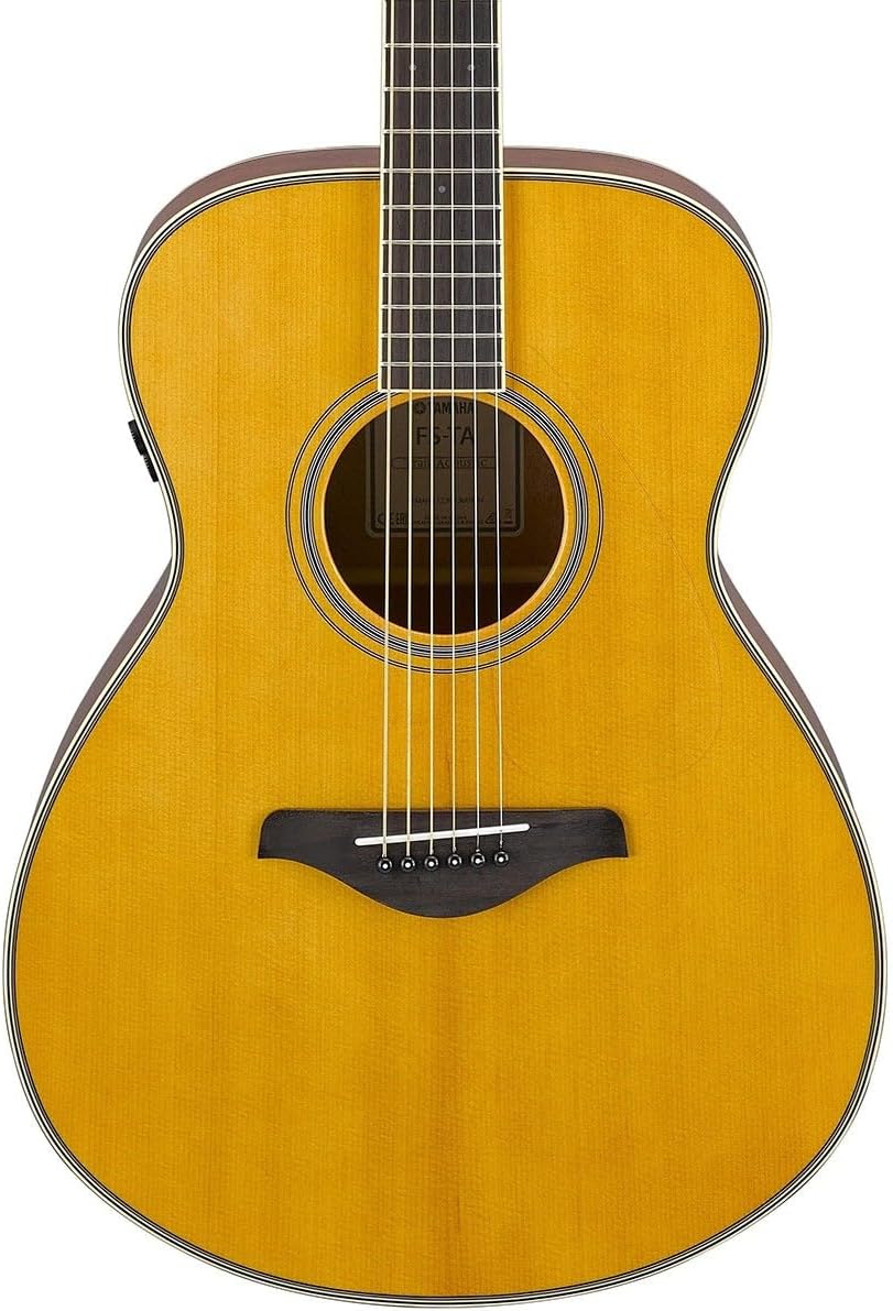 Yamaha FS-TA Concert Size Transacoustic Guitar w/ Chorus and Reverb, Vintage Tint