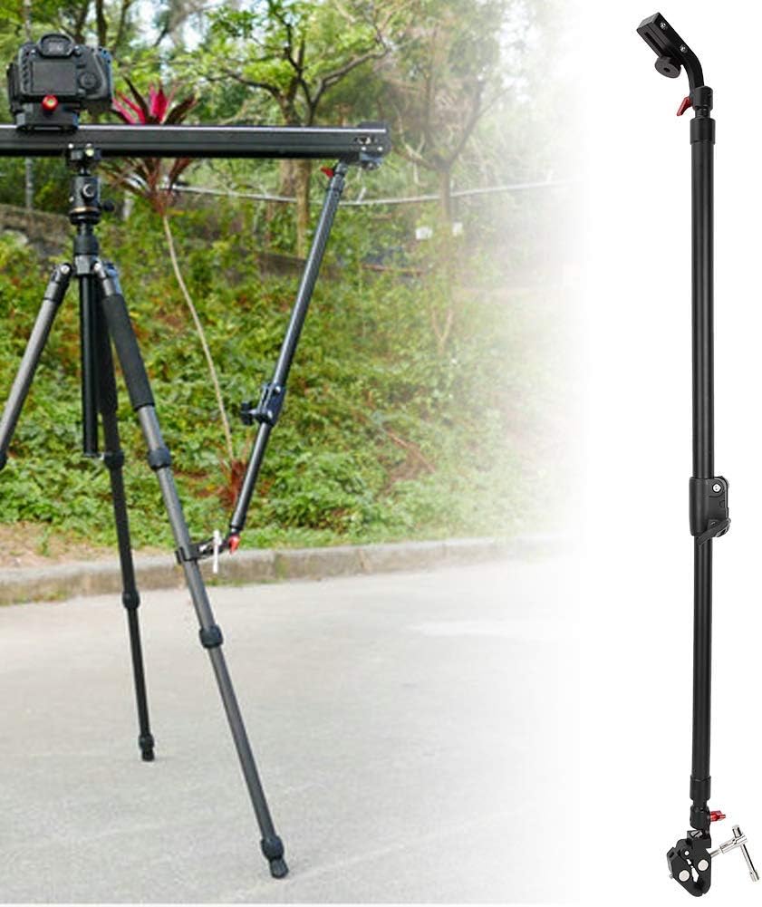 Slider Stabilizer Tripod Support Arm, Portable Camera Video Slider Support Rod, Adjustable Slider Support Rods Tripod Stability Arm for Connecting Slider and Tripod