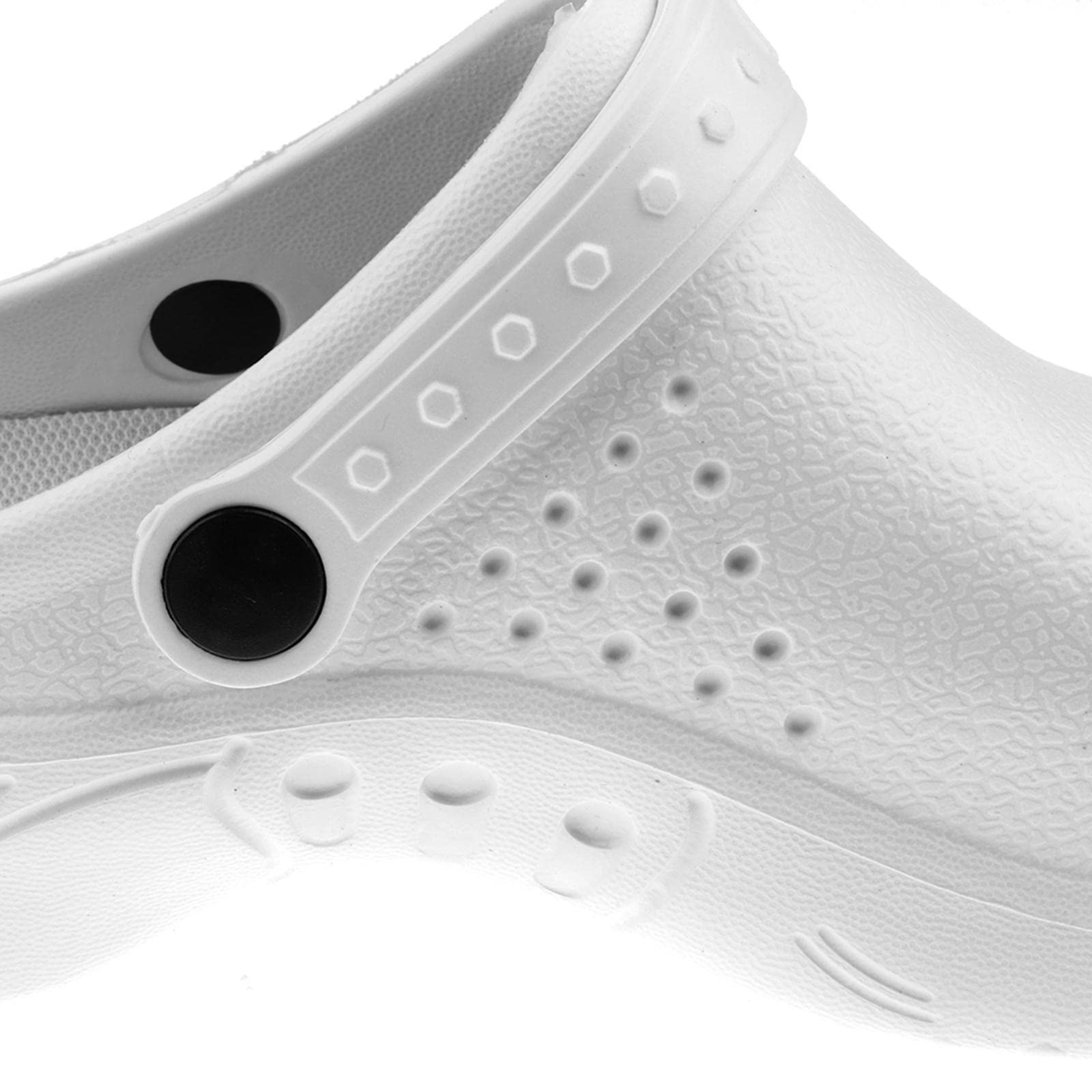 Snappsy Men Women Cook Medical Nursing Shoes Ultralite Clogs with Strap 40 White|Clothing Shoes & Accessories | Womens Shoes |Occupational|1 Pair Shoes-image-38