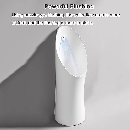 Orinal para hombre de cerámica con descarga automática miniatura 4